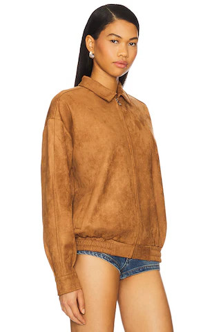 Bella Faux Suede Fringe Jacket | Revolve Clothing (Global)