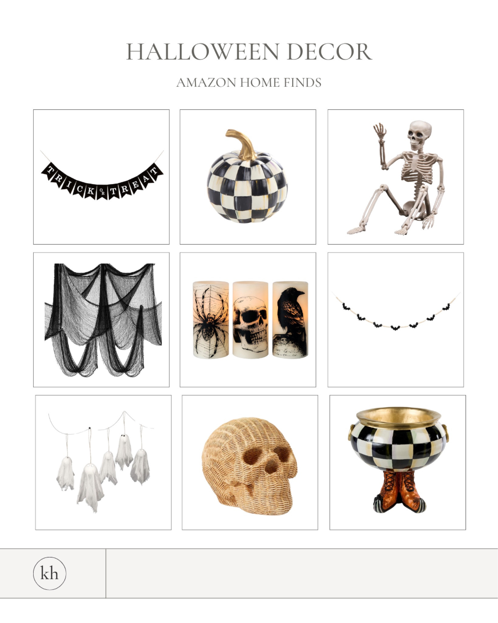 Amazon Halloween decor finds! Most of these items are very affordable and perfect for decorating for this spooky season! Easy to style in your entryway, living room, mantle, etc! 

#LTKstyletip #LTKHalloween #LTKhome