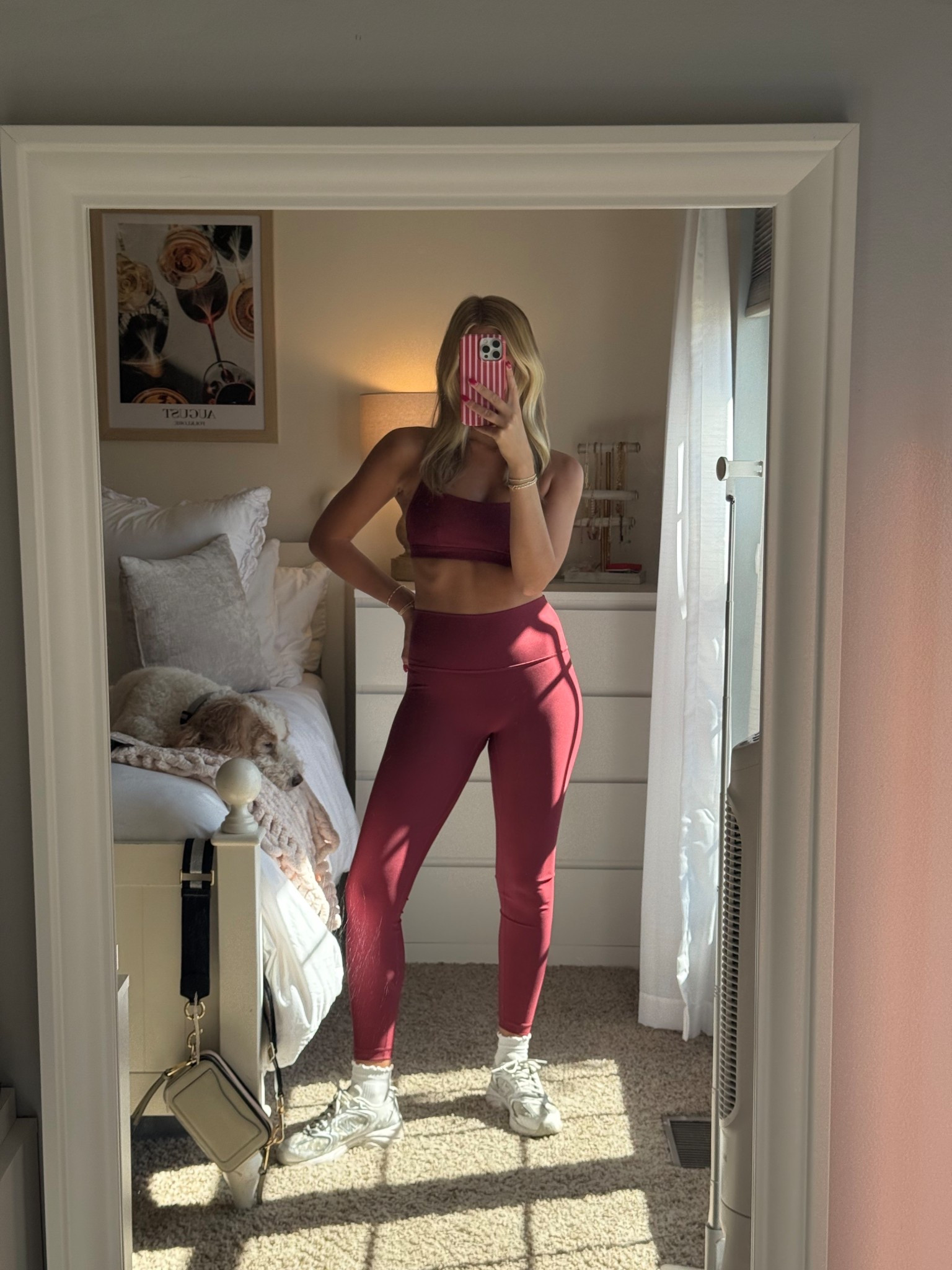 This color couldn’t be more perfect for fall! Aritzia’s Golden GloTone leggings in size 4 & Evolve sports bra in size xsmall! 🍁🍂🫶🏼

#LTKActive #LTKSeasonal #LTKFindsUnder100