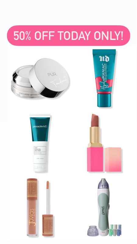 Ulta beauty sale, 50% off today only! 

#LTKfindsunder50 #LTKbeauty #LTKsalealert