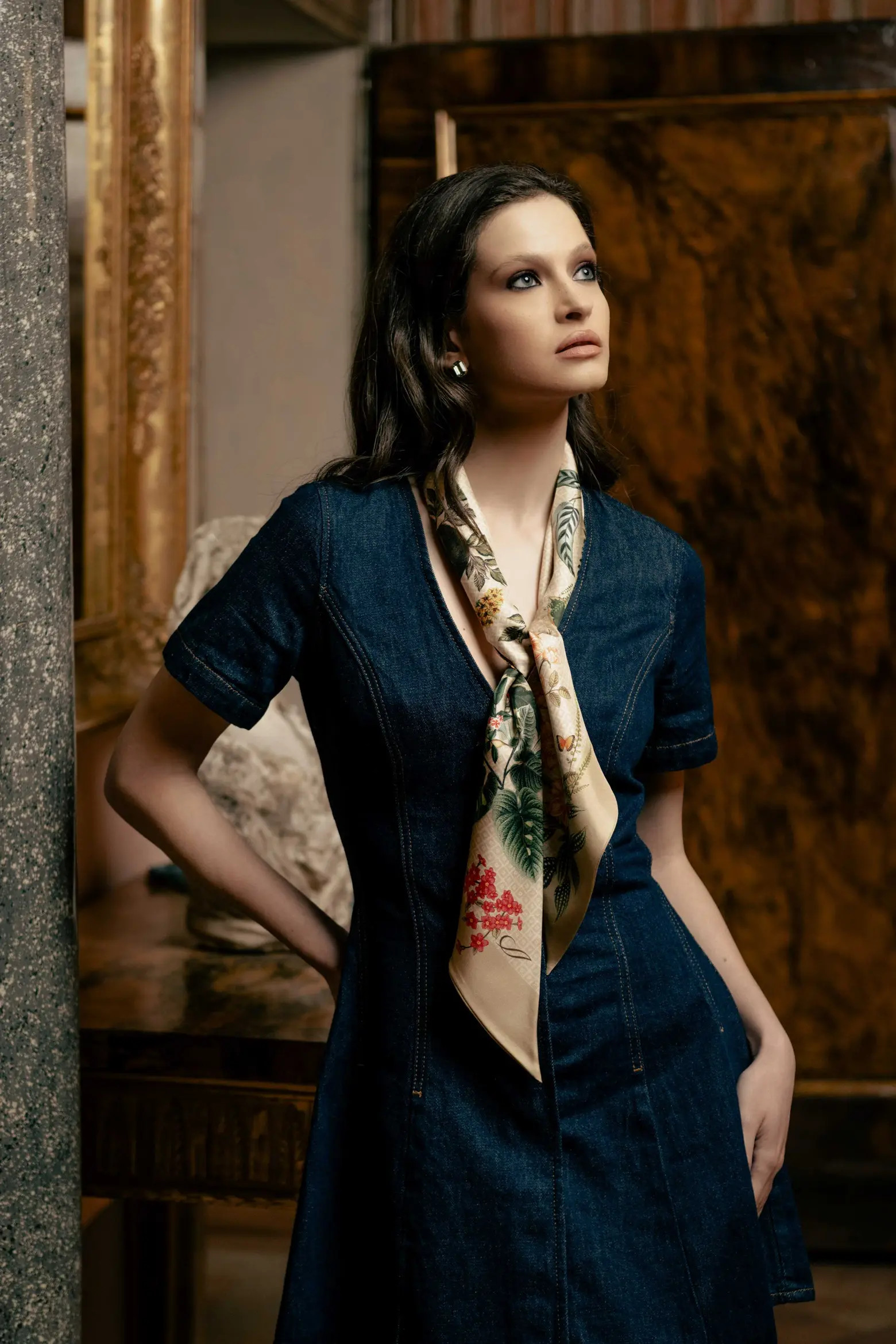 Ornella - Skinny Silk Scarf (Women) | Nordstrom | Nordstrom