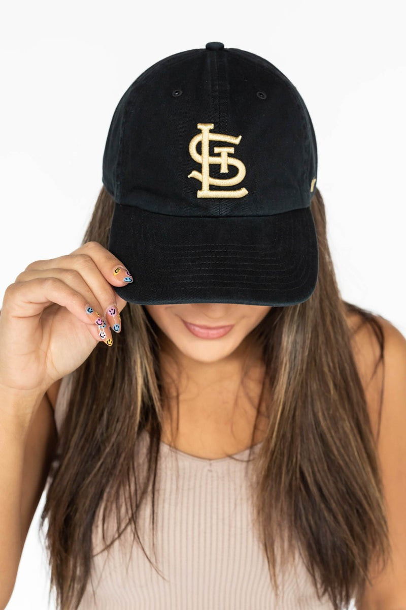 St. Louis Cardinals Black And Gold '47 Baseball Cap | Apricot Lane Boutique