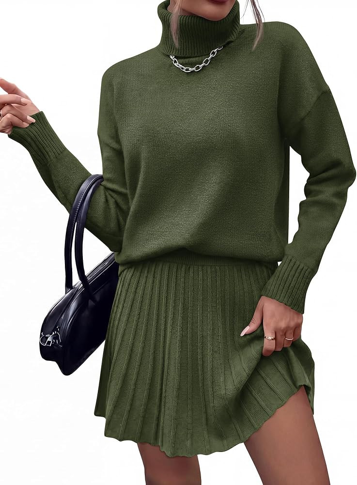 dowerme Women Fall 2 Piece Sweater Skirt Sets 2026 | Amazon (US)