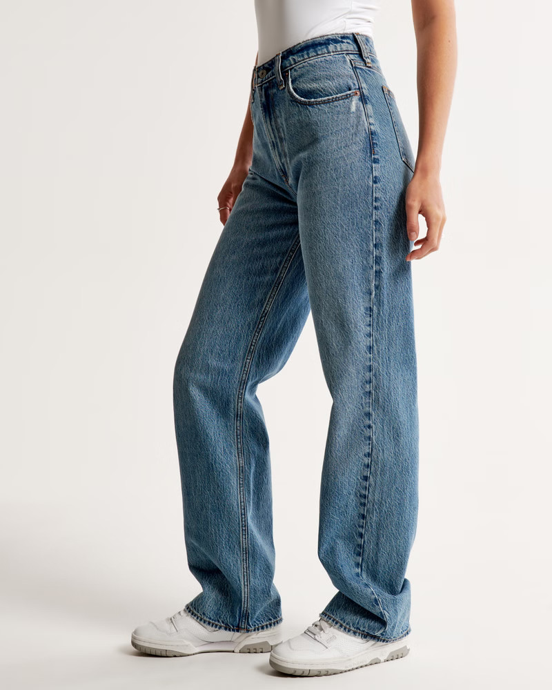 High Rise Loose Jean | Abercrombie & Fitch (US)