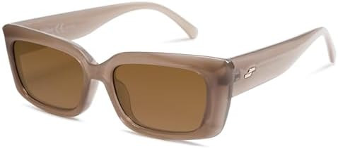 SOJOS Trendy Rectangular Sunglasses Womens Retro Small Shades Sunnies Gafas de sole Chunky Angula... | Amazon (US)