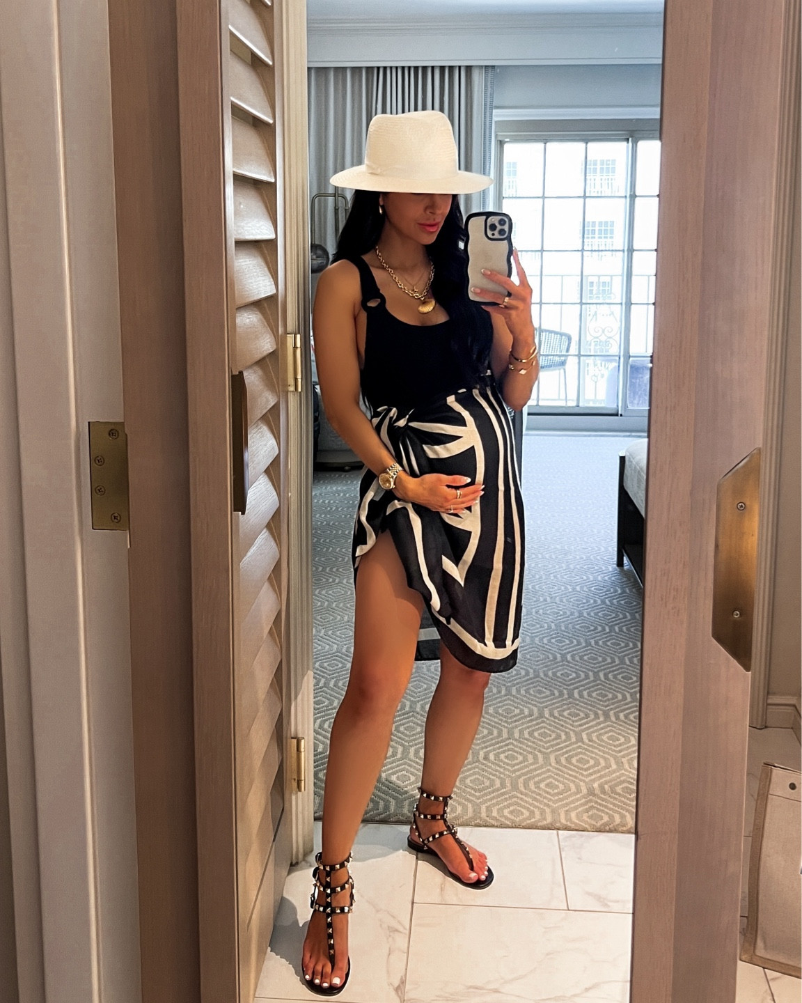 Vacation swimwear outfit ideas
Amazon black and white Patel coverup
Hunza G swimsuit 
Shopbop jewelry 


#LTKFindsUnder50 #LTKFindsUnder100 #LTKTravel