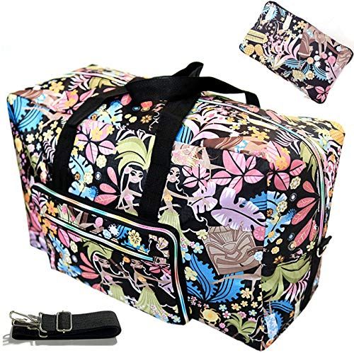 Large Foldable Travel Duffle Bag For Women Girls Cute Floral Weekender Overnight Carry On Checked... | Walmart (US)