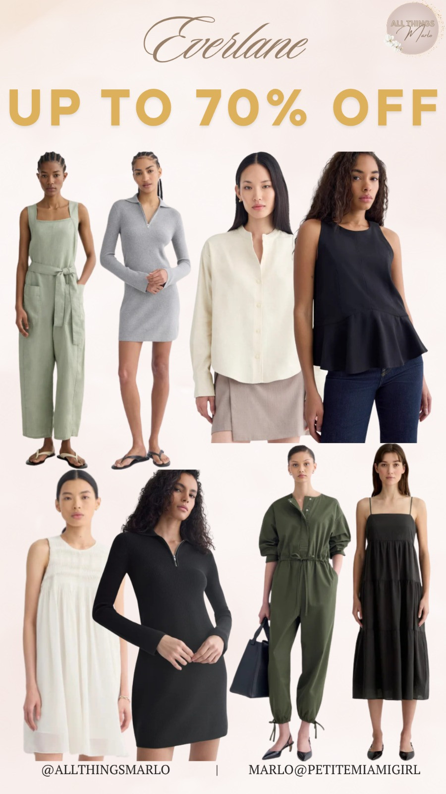 Everlane up to 70% off. 

 #LTKSeasonal #LTKWorkwear #LTKTravel