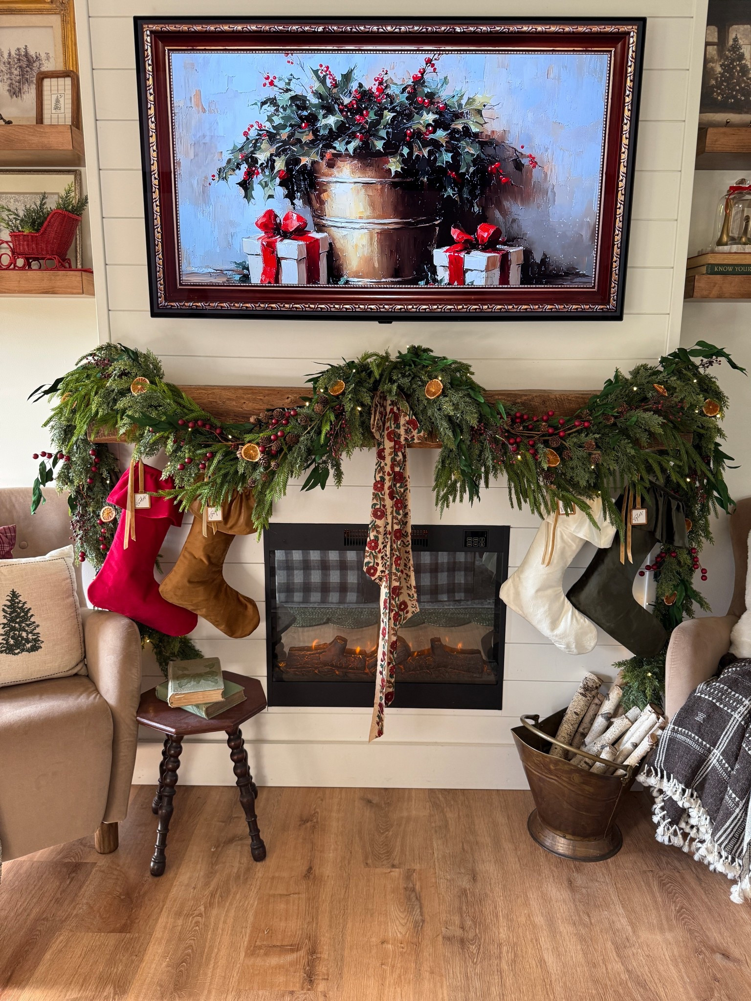 Everything I used to put together my mantle. Berries are from hobby lobby!

#LTKHoliday #LTKHome #LTKSeasonal