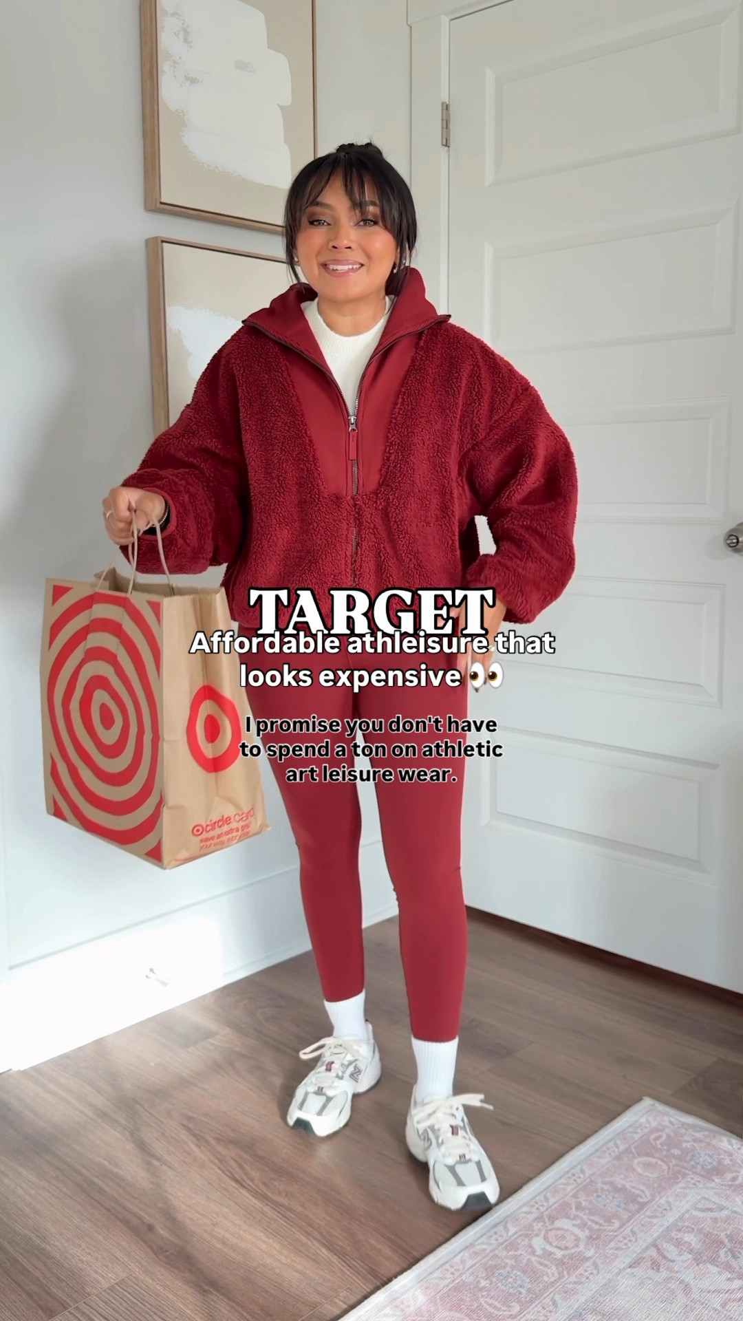Affordable athleisure that looks expensive 👀
For reference: I’m 5’0, 32b bra size, and 2/26 in bottoms, pear shaped. 
*Everything I share is unaltered! TTS means true to size.

Maroon burgundy sherpa jacket size xs TTS
Ivory sweater size xs TTS
Maroon burgundy leggings size small TTS
Sneakers size 6.5 TTS 

Maroon burgundy puffer vest size xs TTS
Ivory sweater size xs TTS
Maroon burgundy sherpa jacket size xs TTS
Maroon burgundy leggings size small TTS
Sneakers size 6.5 TTS 


Tan taupe vest size xs TTS
Ivory sweater size xs TTS
Brown burgundy leggings size small TTS
Sneakers size 6.5 TTS 

Beige zip up jacket size xs TTS
Ivory sweater size xs TTS
Brown burgundy leggings size small TTS
Sneakers size 6.5 TTS 

Dark green zip up jacket size xs TTS
Ivory sweater size xs TTS
Dark green leggings size small TTS
Sneakers size 6.5 TTS 

target fall activewear
cozy fall outfits
fall workout clothes
athletic fall outfits women
everyday fall athleisure looks
fall errands outfit ideas
casual fall outfits 2025
Petite/Comfort Keywords
petite athleisure outfits
petite fall activewear
soft matching sets
petite joggers fall
cozy petite outfits
Target fall new arrivals
affordable fall activewear
best Target fall finds
Target outfit ideas 2025
Rachel Miranda Blog
Honeysweetpetite
Honey Sweet Petite


#LTKActive #LTKPetite #LTKSaleAlert