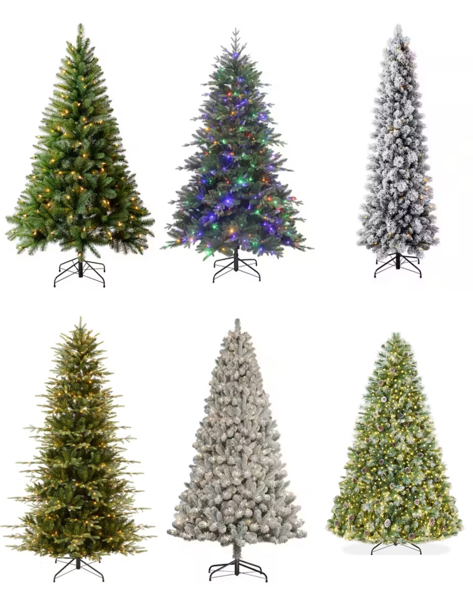 Early Black Friday sale on Christmas trees. Many under $100. Pre-lit and pre-flocked trees of different sizes and shapes perfect for holiday decorating. 

#LTKFindsUnder100 #LTKHoliday #LTKSeasonal
