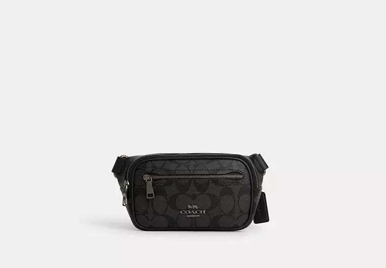 Mini Belt Bag In Signature Canvas | Coach Outlet US
