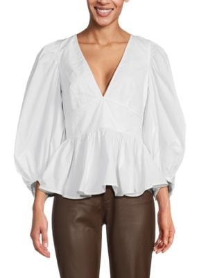 Luna Peplum Top | Saks Fifth Avenue OFF 5TH