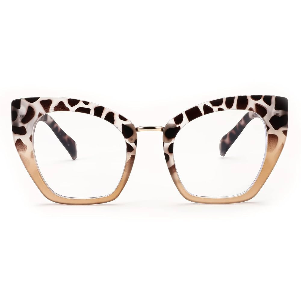 FEISEDY Oversized Blue Light Blocking Glasses Retro Cateye Computer Glasses for Women B4107 | Amazon (US)