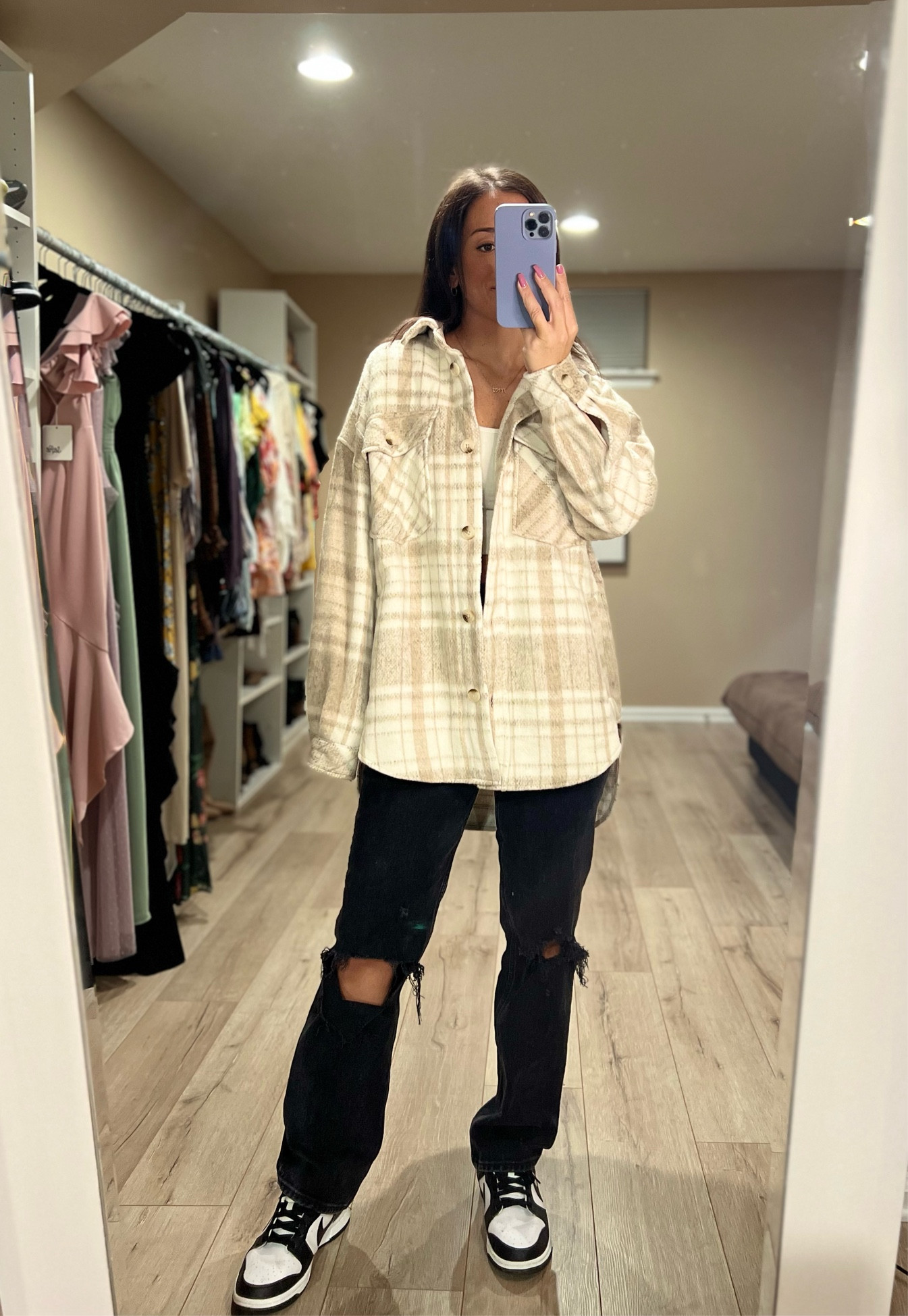 This Kohls shacket is a NEED in your wardrobe this fall/winter. Comes in so many pretty colors AND is always on sale with extra 20% or 30% off coupons! Longer in the back— wearing a size small 

#LTKstyletip #LTKHolidaySale #LTKGiftGuide