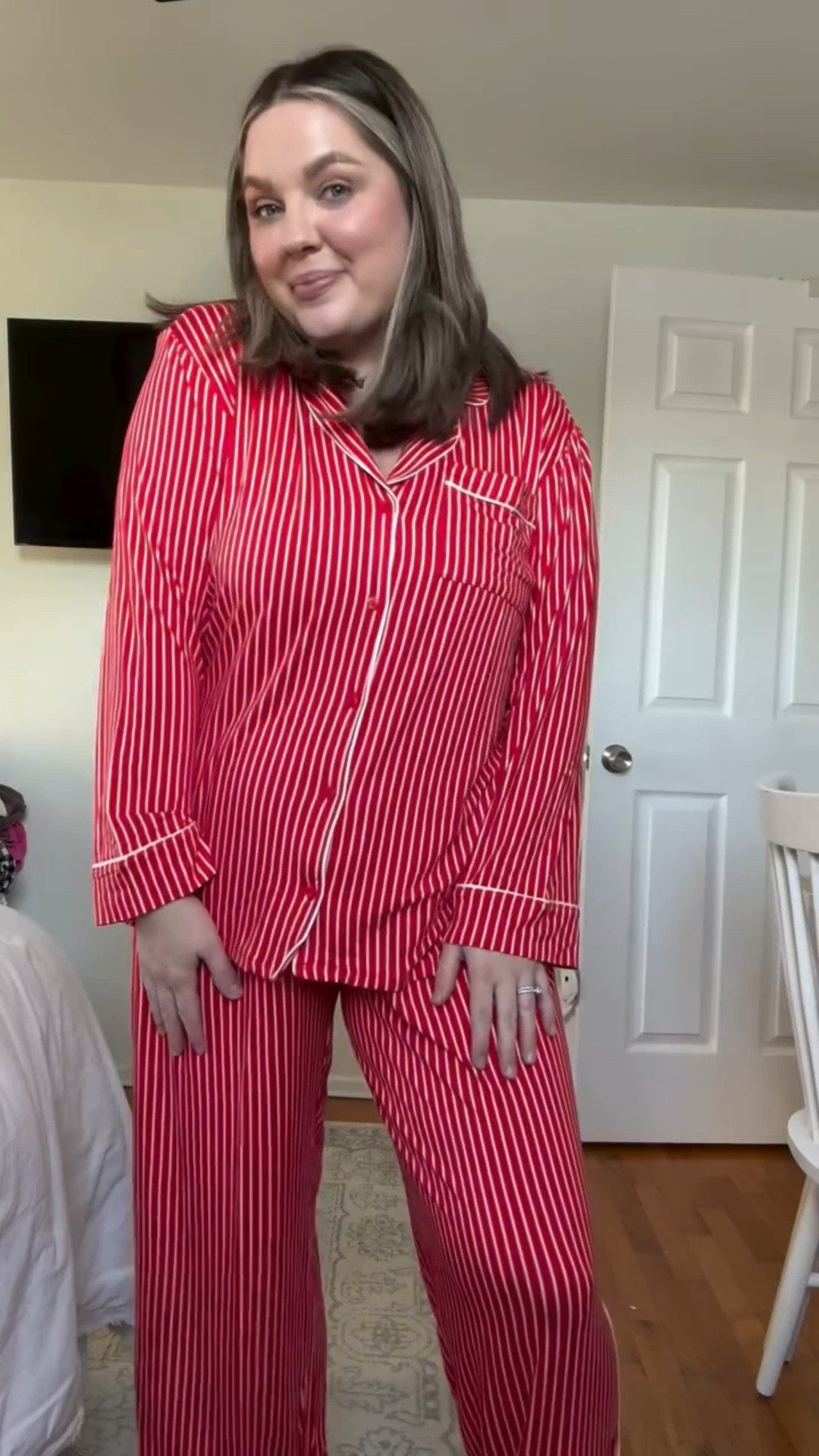 I freaking love me some Christmas Jammies. And there’s something about putting on a cute matching set that truly feels like self care. You should try it.

** these sets run large IMO. You can see some of the bottoms look BIG that’s because I sized up to an XL. So, I would recommend staying TTS. 

Black Friday sale - $29 pj tops and bottoms 

Aerie Holiday Pj 

Flannel // plaid // boxer // nightgown // robe // Christmas 



#LTKFindsUnder50 #LTKSaleAlert #LTKHoliday