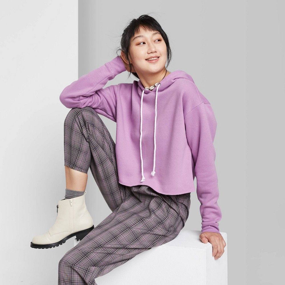 Woen's Cropped Hoodie - Wild Fable™ | Target