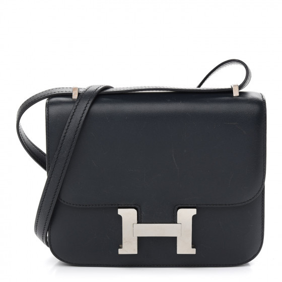 HERMES Tadelakt Constance 18 Black | Fashionphile