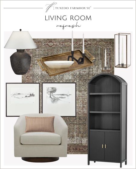 Living room furniture and decor refresh. 

Area rugs, Loloi rugs, shelf cabinets, hurricanes, accent chair, wall art, brass trays, table lamps, candlesticks, throw pillows, home decor, spring decor  

#LTKstyletip #LTKhome #LTKFind