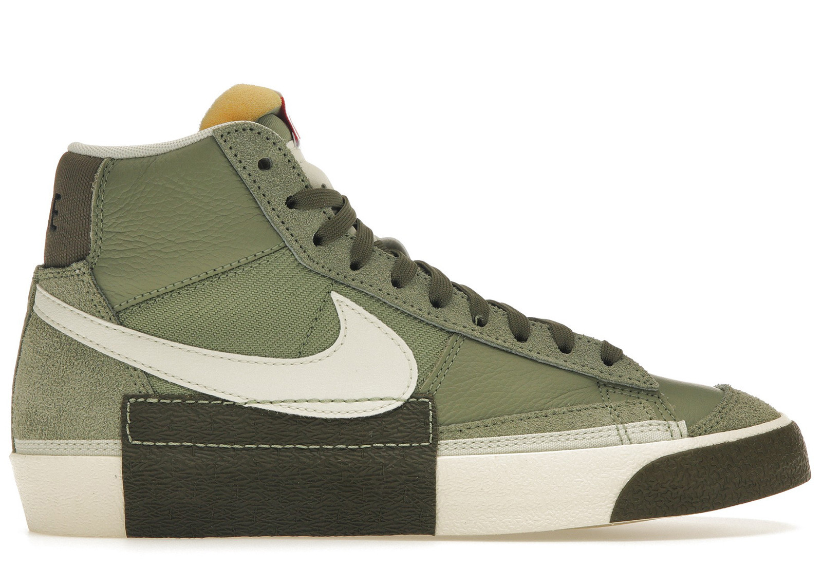 Men's Nike Blazer Mid Pro Club Sneakers in Oil Green/Medium Olive/Coconut Milk | StockX