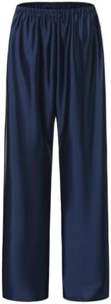 Women Satin Wide Leg Dress Pants Silk Casual Dressy Long Flowy Pants Elastic High Waisted Trouser... | Amazon (US)