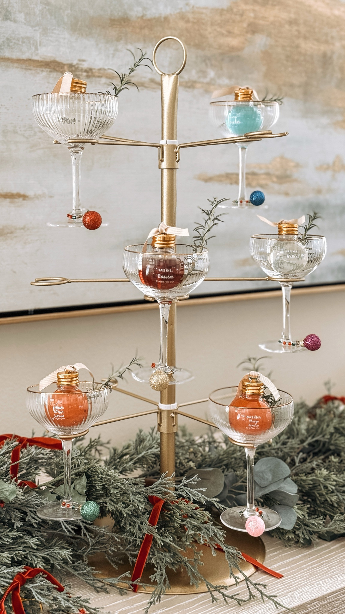 Champagne cocktail stand 
Holiday party find 
Christmas hosting find 

#LTKHome #LTKSeasonal #LTKHoliday