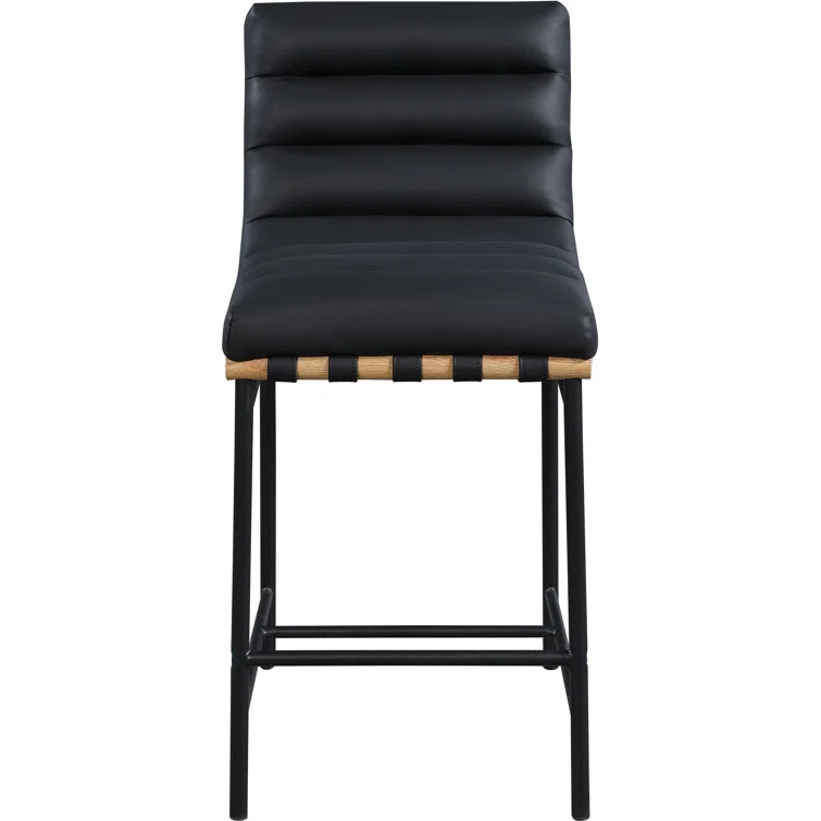 Arcola Upholstered Counter Stool with Metal Frame | Wayfair North America