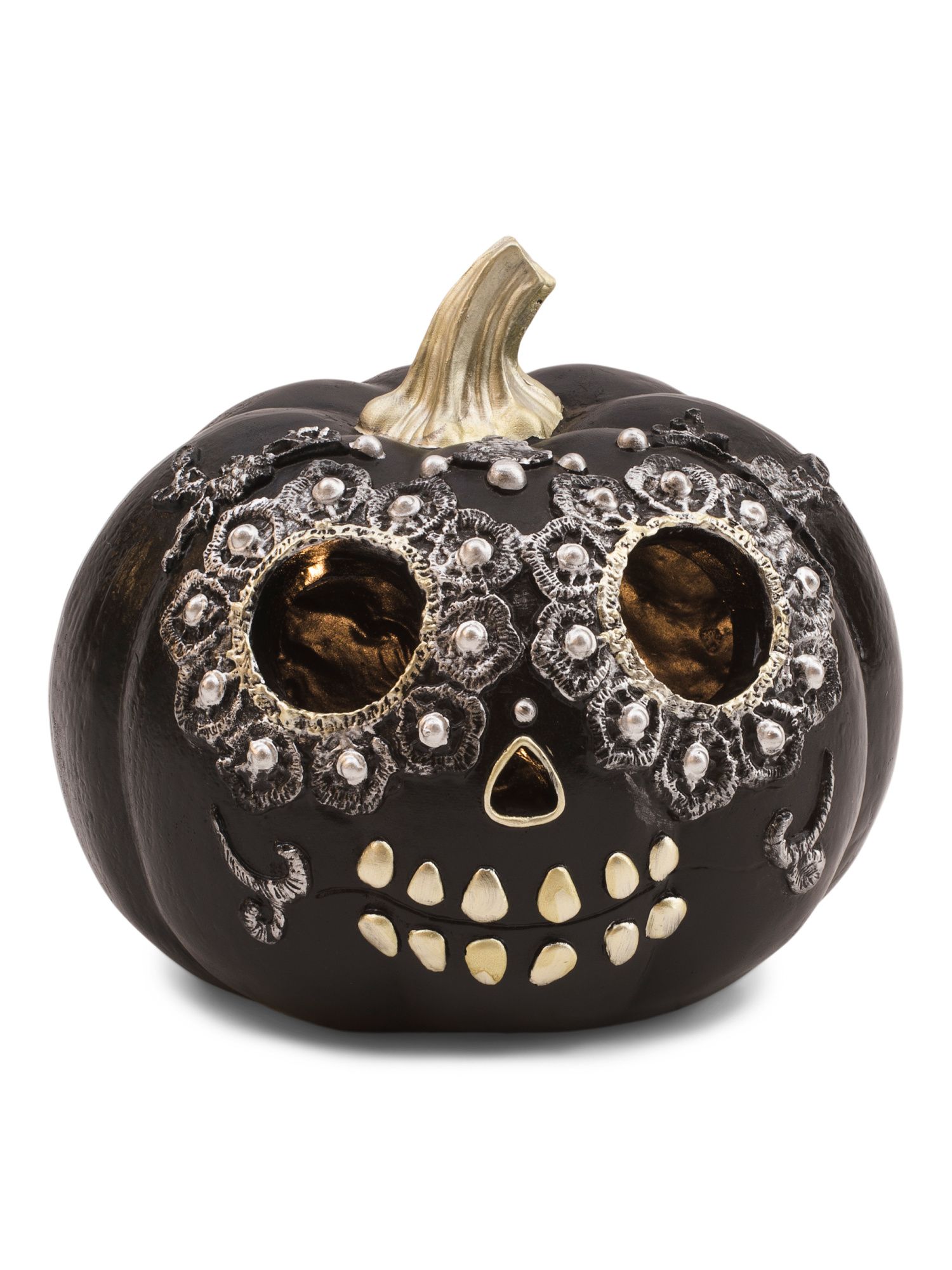 12in Led Day Of The Dead Pumpkin | TJ Maxx