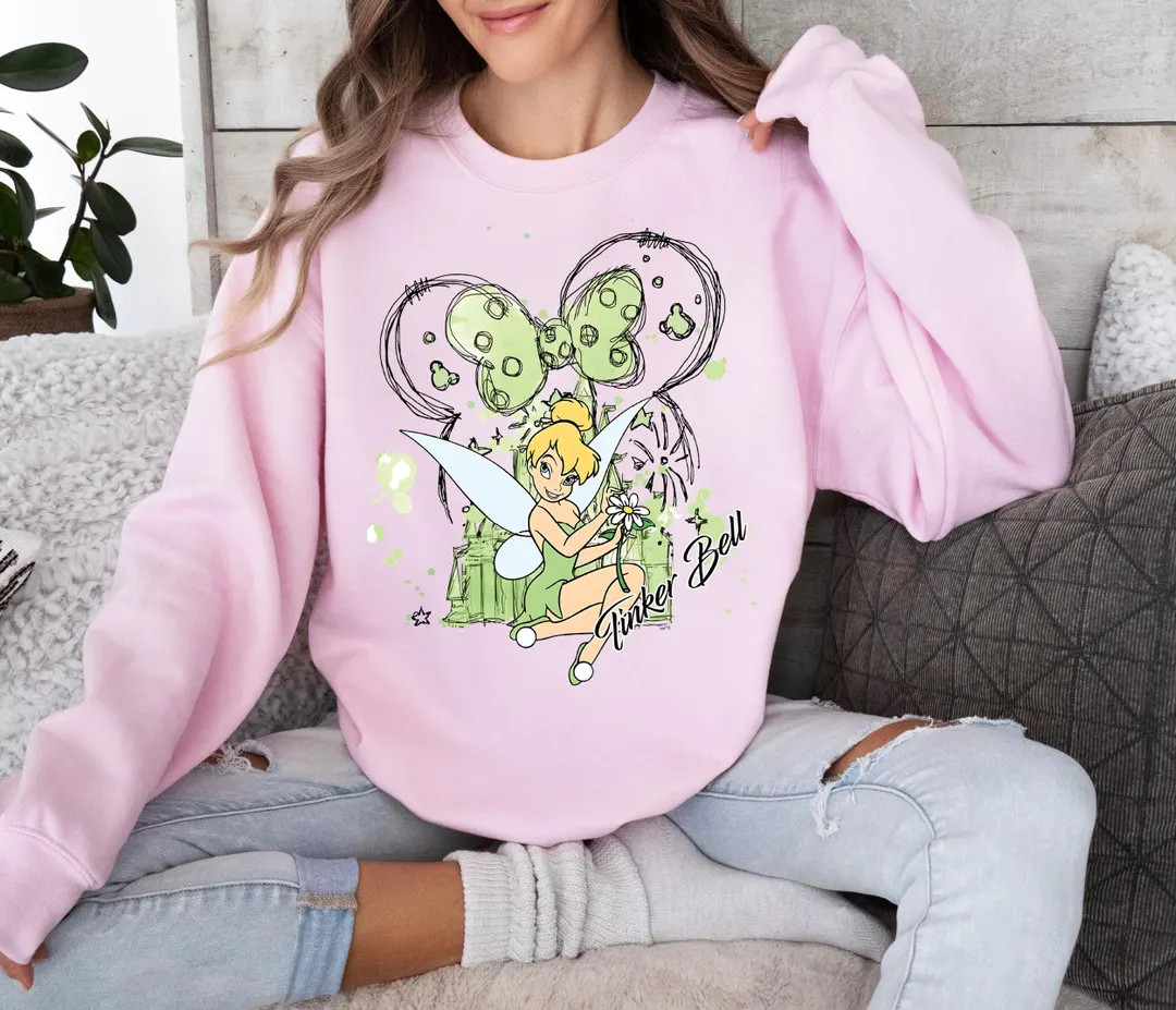 Disney Tinker Bell Sweatshirt, Disneyland Girls Trip Shirt, Magic Kingdom T-shirt, Disney Minnie ... | Etsy (US)