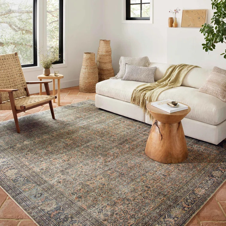 Oriental Area Rug in Terracotta | Wayfair North America