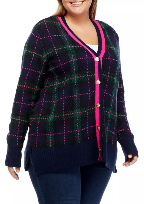 Plus Size Button Front Cardigan | Belk