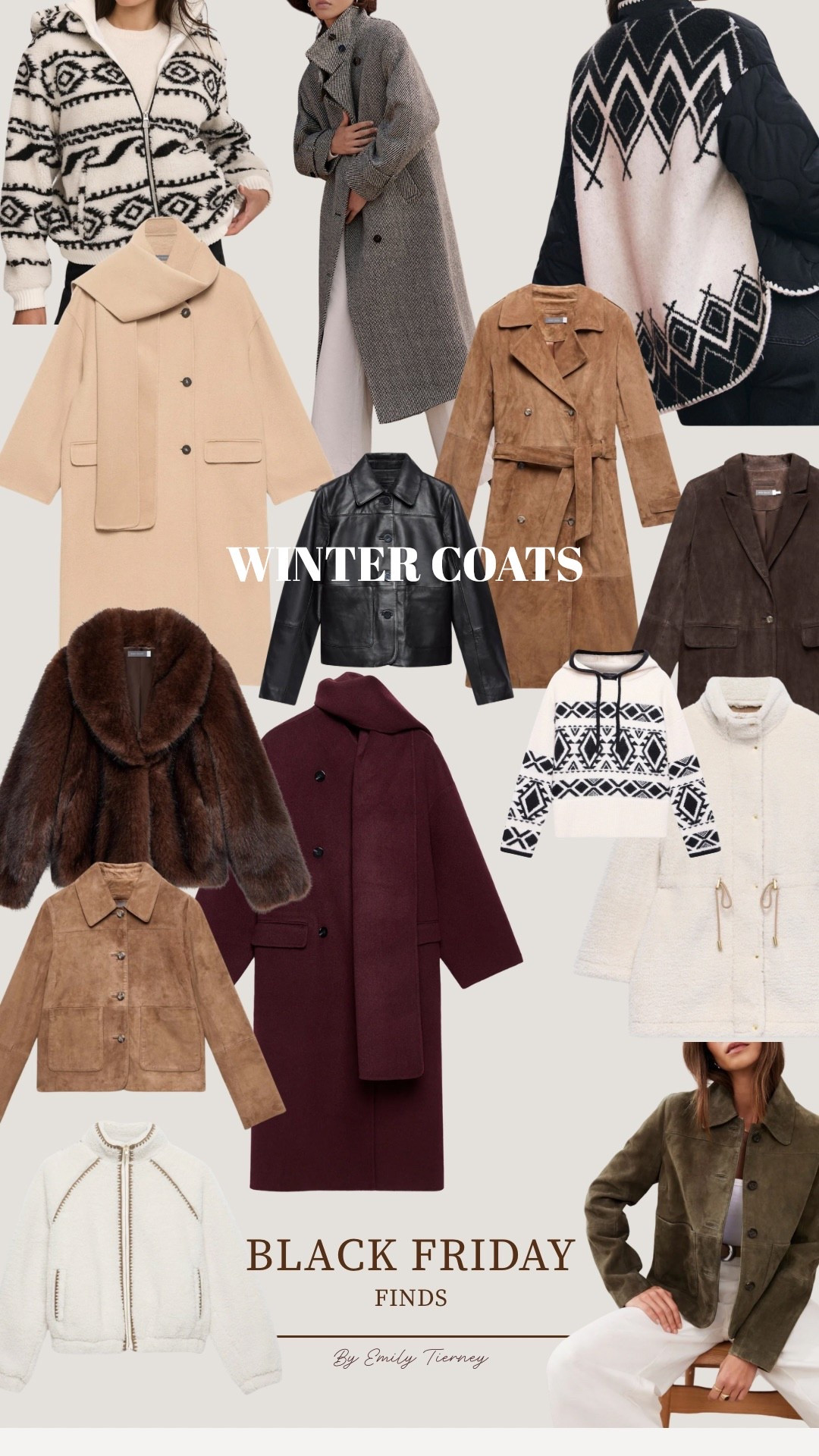 Winter coats, fur coat, scarf coat, suede jacket, suede trench, borg coat, shearling coat 

#LTKwinter #LTKCyberWeek #LTKuk