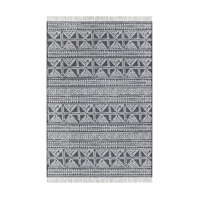 Outdoor Rug Tasseled Charcoal - Project 62™ | Target