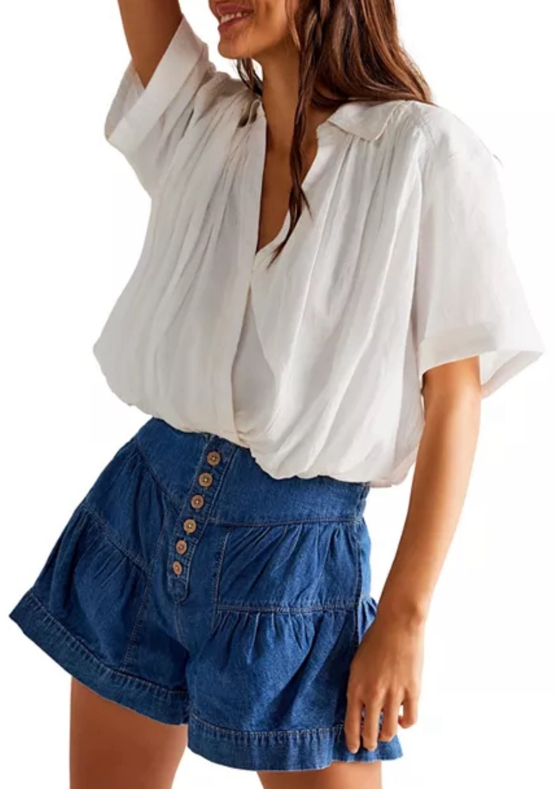 Free People
Fleur Denim Shorts

#LTKSummerEdit #LTKSaleAlert #LTKFindsUnder100