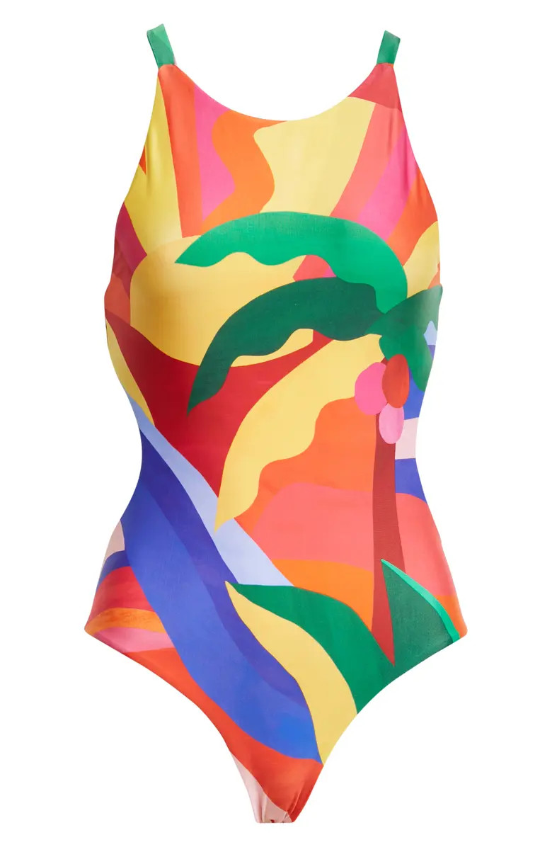 FARM Rio Graphic Sunshine One-Piece Swimsuit | Nordstrom | Nordstrom
