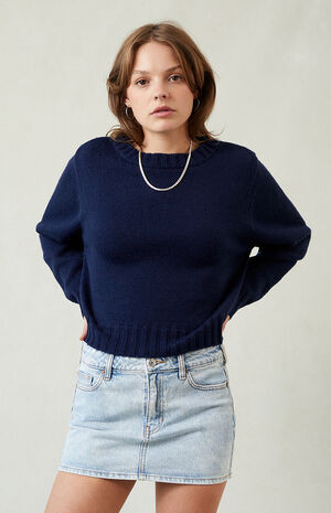 PacSun Bella Light Indigo Denim Skirt | PacSun