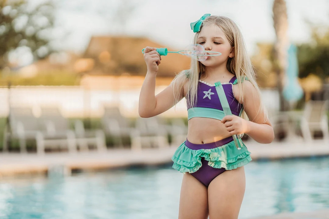 Ariel bathing suit,disney princess swimwear,disney cosplay,girls bikini,toddler bathing suit,merm... | Etsy (US)