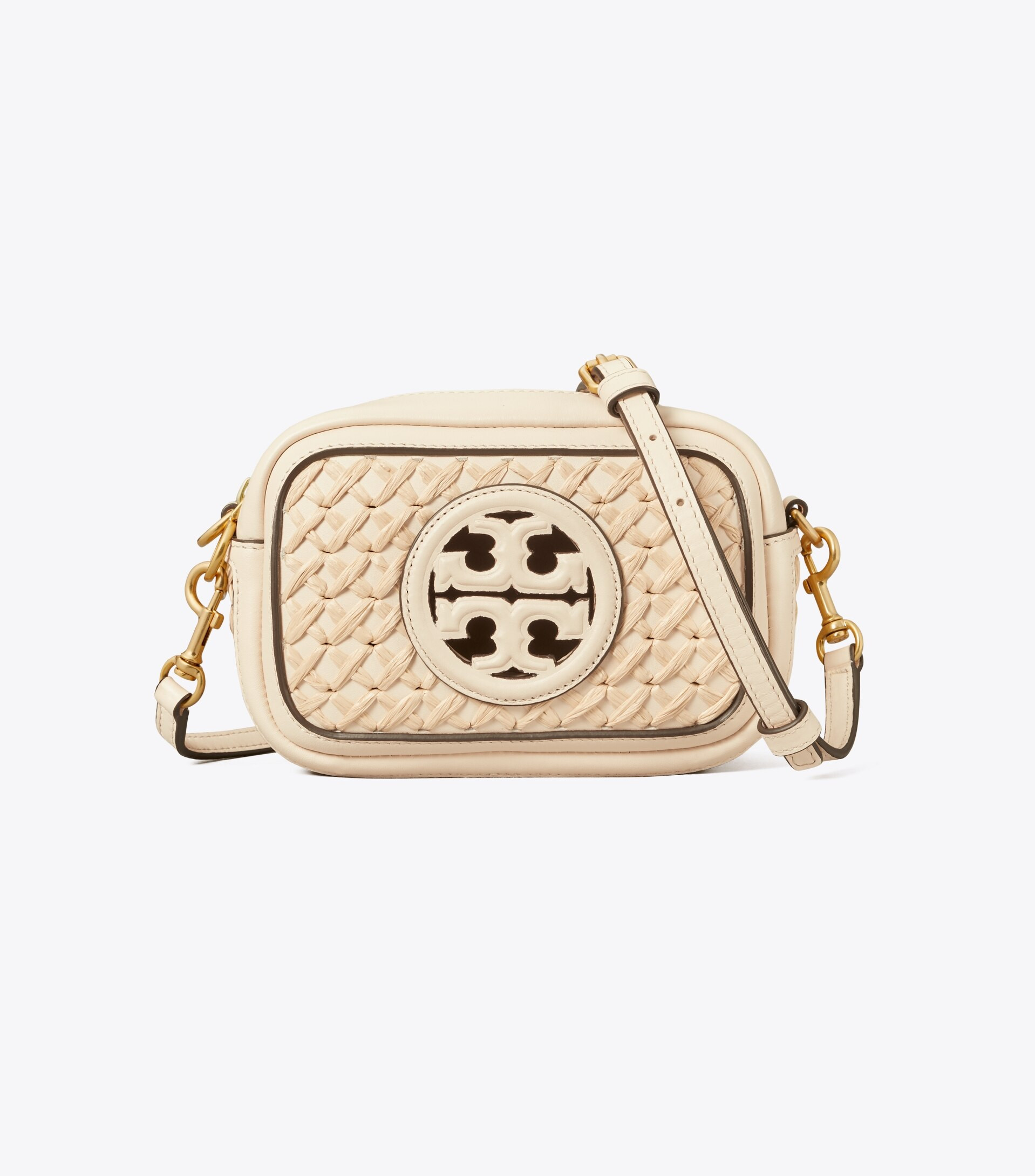 Perry Bombé Straw Woven Mini Bag | Tory Burch (US)