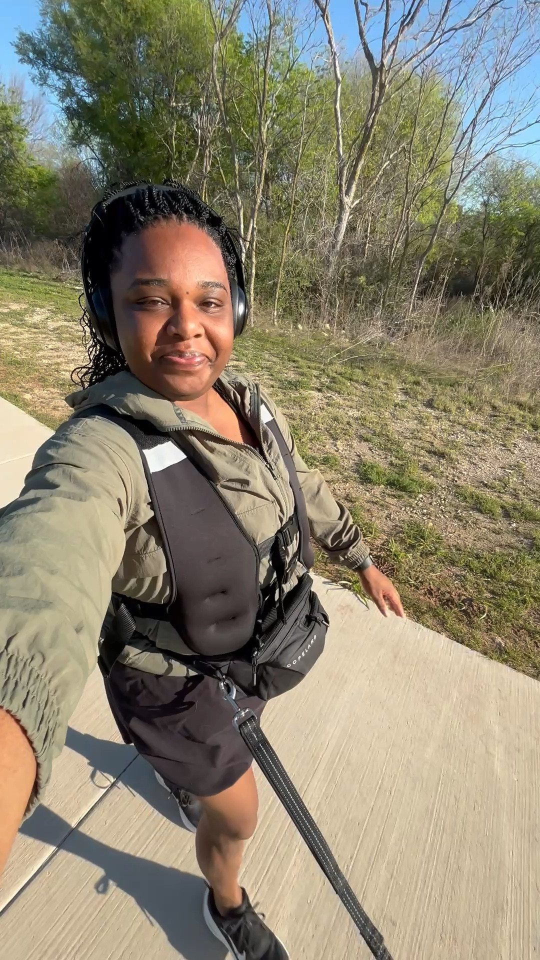 my current walk fit! My dress and jacket is an XL. They were roomy, but of all the athletic dresses, this one is my favorite! I’ve repurchased multiples so I always have a clean one to wear. This weighted vest is 12lb, but I will be increasing to 25 lb soon. I think 8-12 lb is a great starting weight.

#LTKSeasonal #LTKActive #LTKmorningroutine