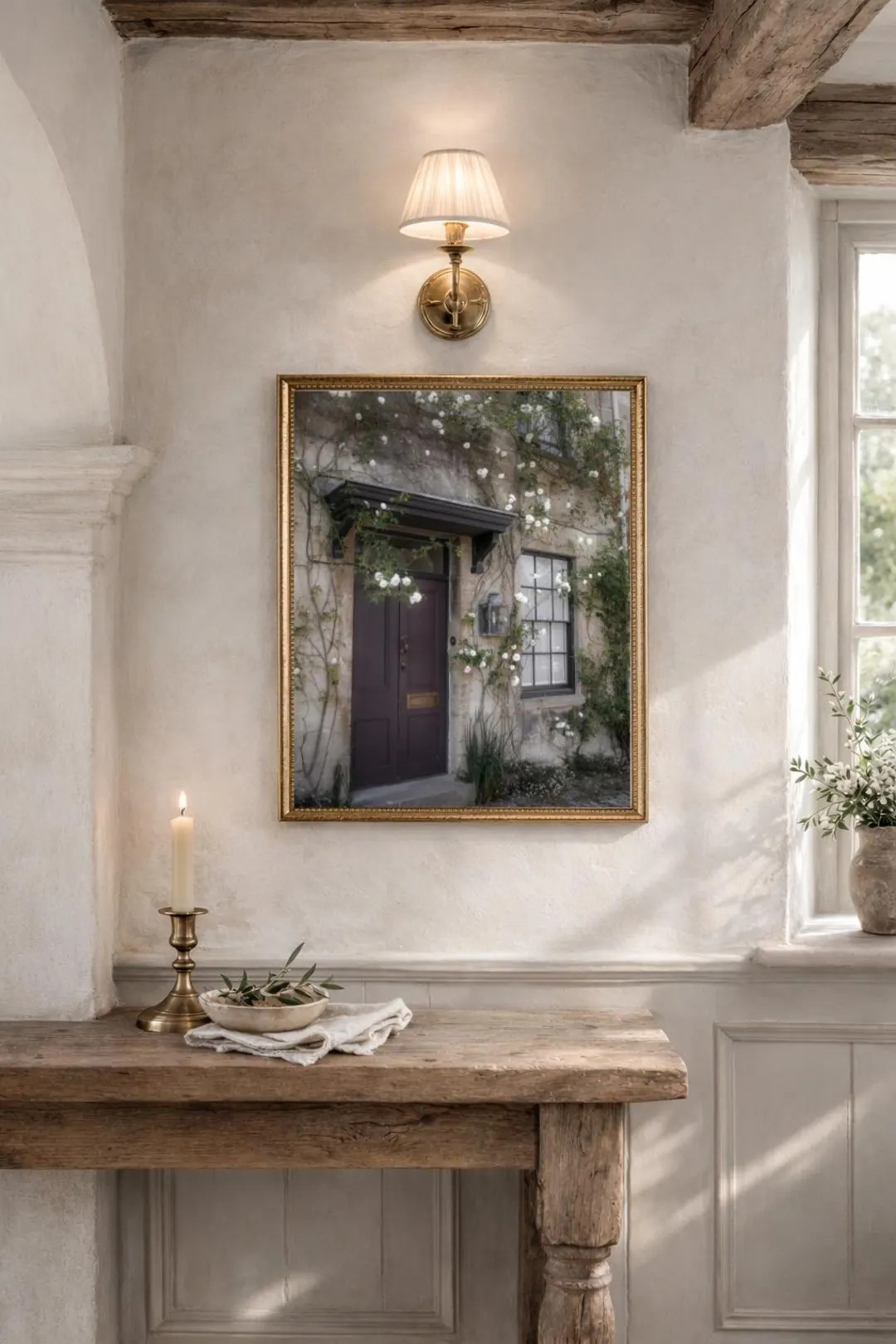 The Secret Cottage – Landscape Vintage Artwork, Framed or Unframed Watercolor Print, Gallery Wa... | Etsy (US)