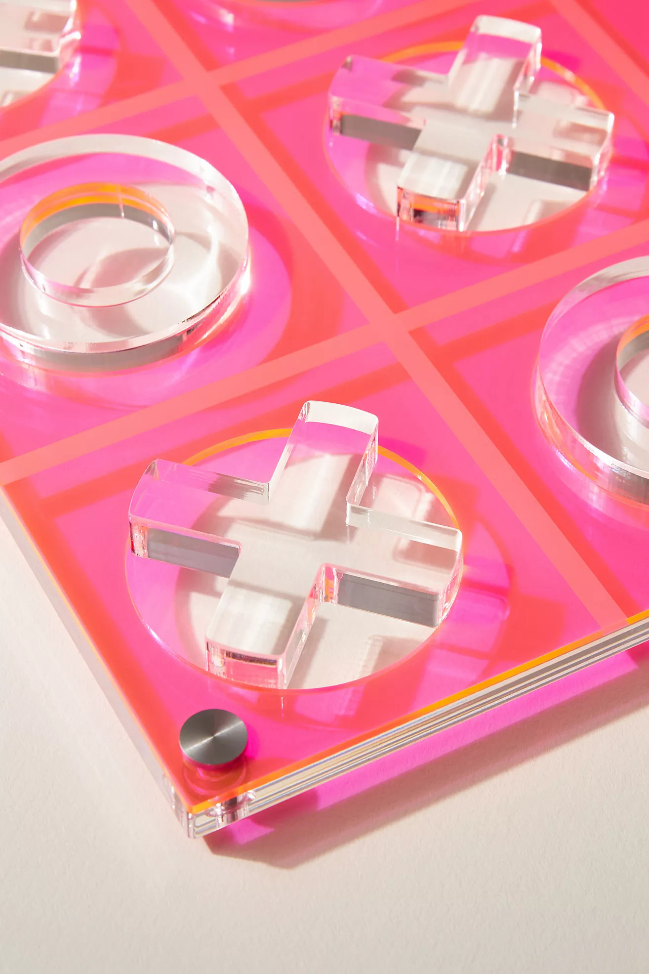 Luxe Dominoes Tic Tac Toe Acrylic Board Game | Anthropologie (US)