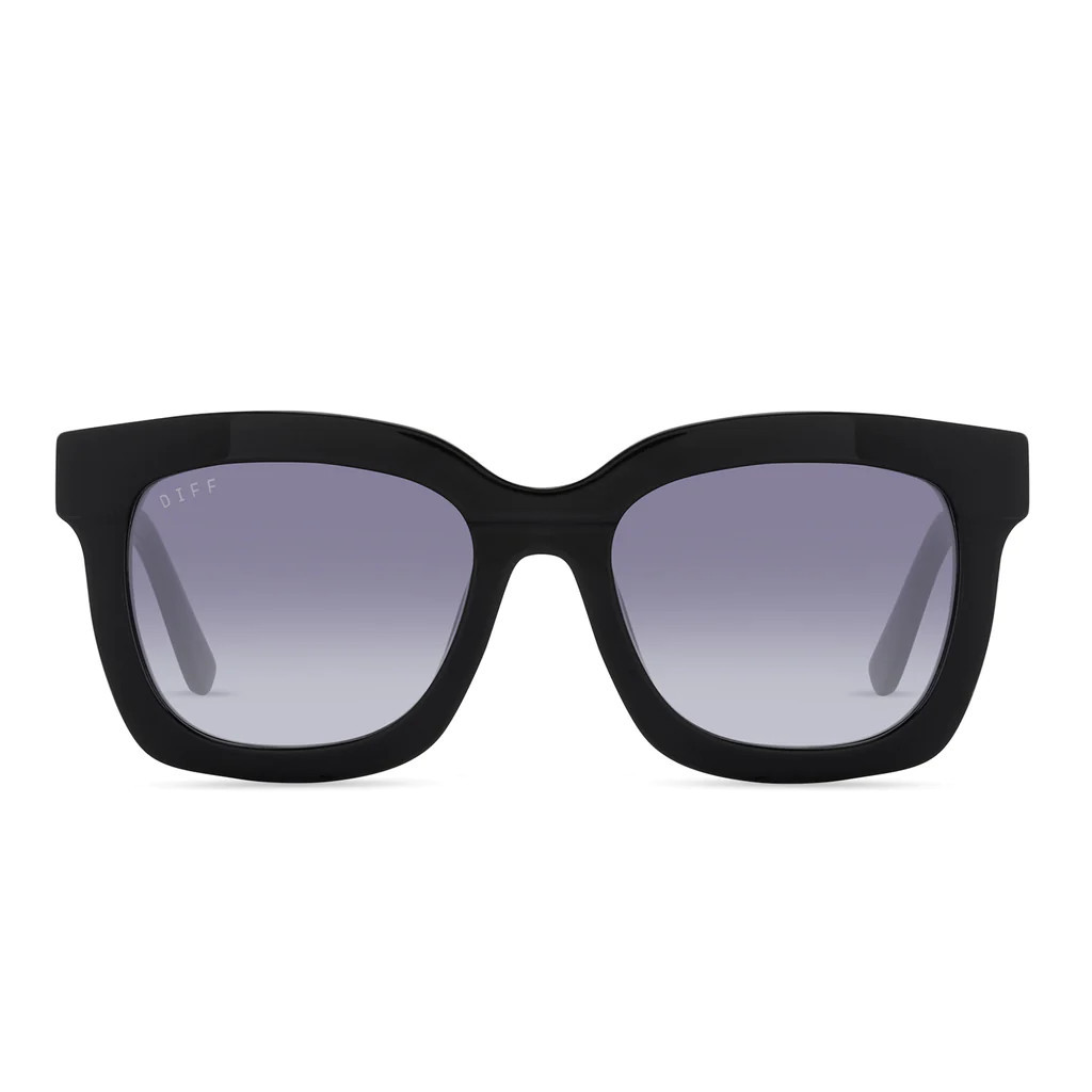CARSON - BLACK + GREY GRADIENT SHARP SUNGLASSES | DIFF Eyewear