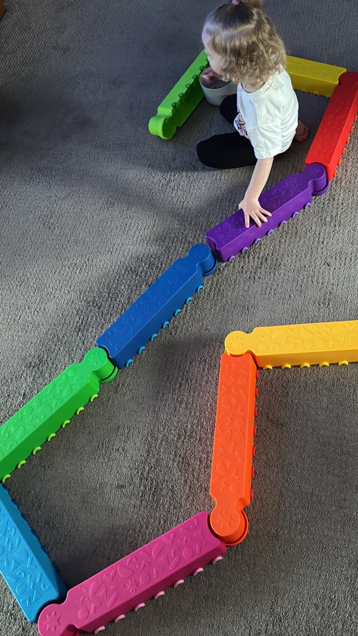 Rainy day toddler toy battat rainbow bridge balance beam perfect for indoor play and stacks for easy storage! 

#LTKKids #LTKFamily #LTKSeasonal
