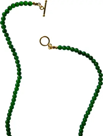 seree Forest Green chalcedony beaded necklace | Nordstrom | Nordstrom