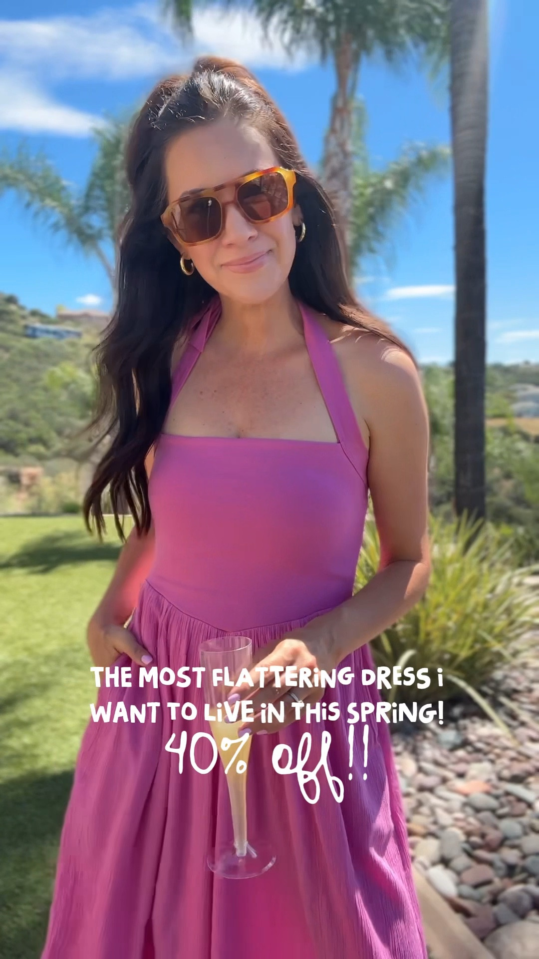 Comment SPRING to shop💕40% off + comes in 4 colors—this dress is a dream for spring & summer! 😍I mean, when your favorite loungewear company makes a dress you know it’s going to be a good one! 
.
.
SIZING-I’m wearing a small! If you’re busty go up,m. It’s an adjustable halter style🙌🏼 ps I’ll link my strapless bra that works perfectly!
.
.
#aeriereal 

#LTKSaleAlert #LTKSeasonal #LTKootd