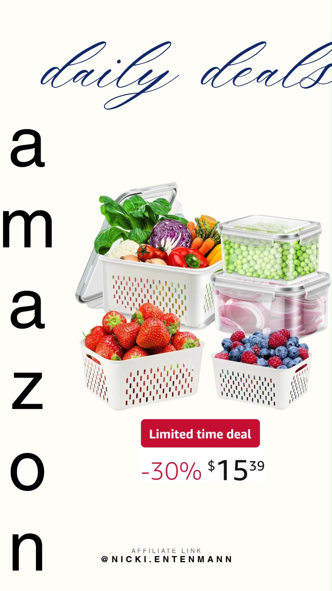 Keep fridge fresh and organized with Fruit Storage Containers designed for convenience and style. Durable, clear design makes produce last longer while keeping snacks accessible, perfect for busy kitchens and healthy living today. #fruitstorage #fridgeorganization #kitchenfinds #homeessentials #storagecontainers #freshproduce #healthyhabits #shoppinghaul #modernliving #organizingtips 🍓🥝🥭 

 #LTKdayinmylife #LTKHome #LTKSaleAlert