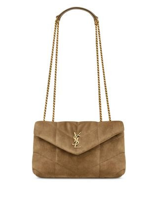 Saint Laurent Toy Puffer in Suede | Bloomingdale's (US)