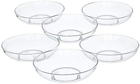 Royal Imports 6" Clear Plastic Saucer Plant Drip Tray, Low Pie Plate, Floral Flower Dish, Wedding... | Amazon (US)