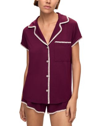 Eberjey Frida Whipstitch Short Pajama Set  | Bloomingdale's Women | Bloomingdale's (US)