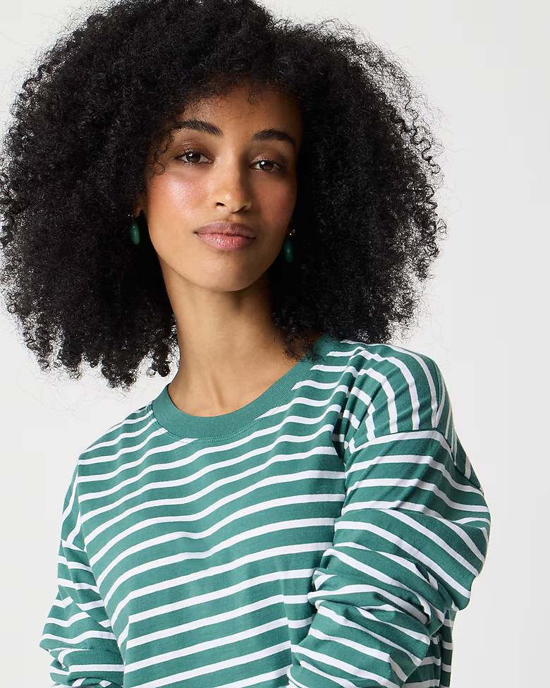 Long-sleeve striped tee | J.Crew Factory